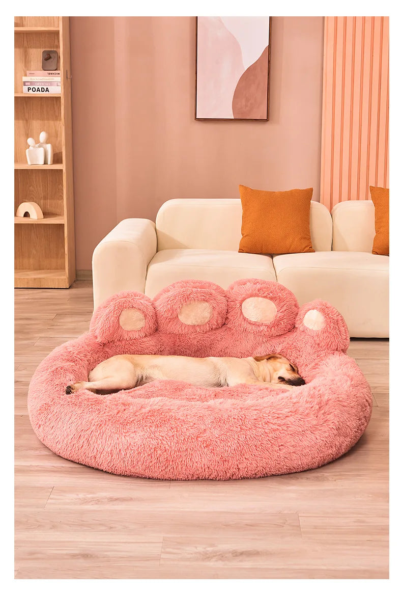 Fluffy Warm Dog & Cat Sofa Bed