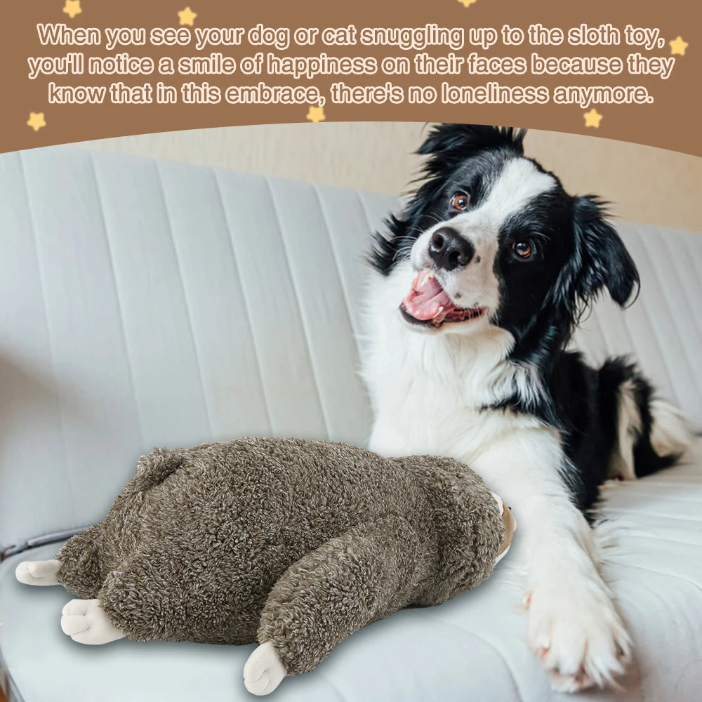 Forest Sloth Heartbeat Soothing Puppy Toy
