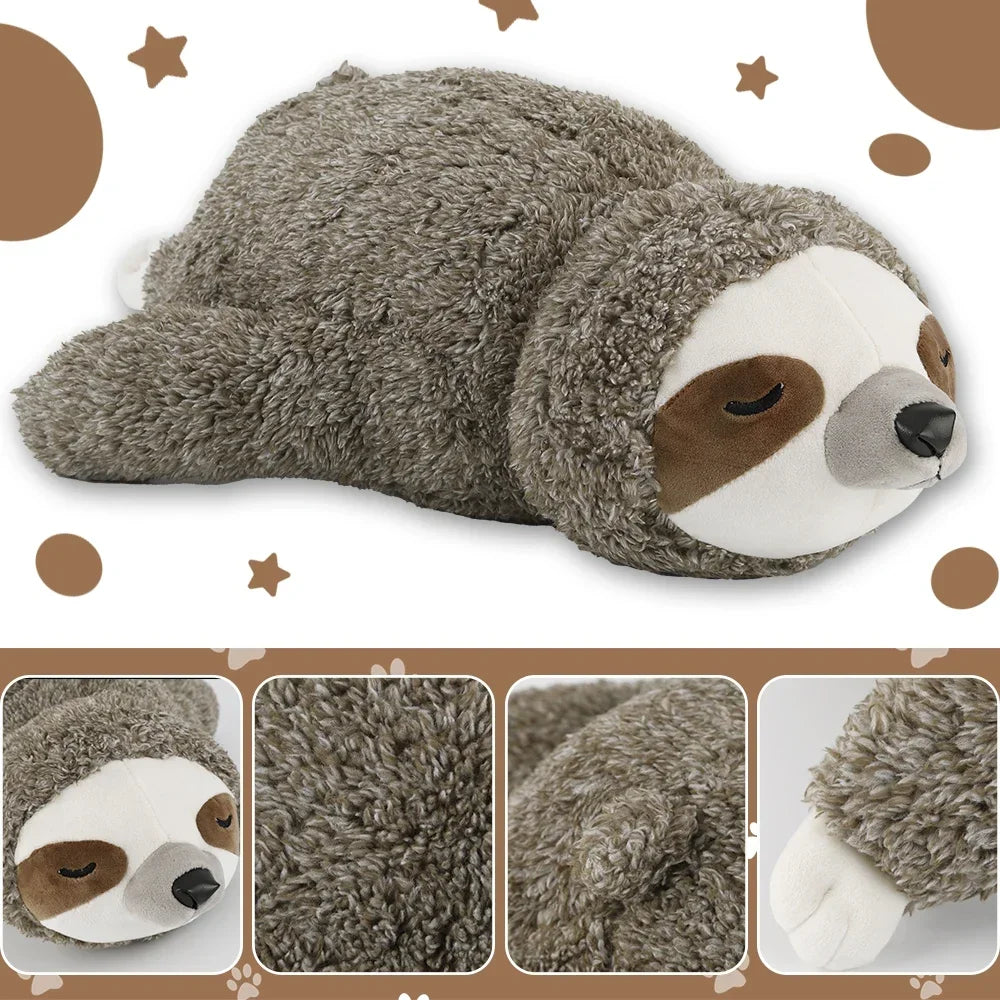 Forest Sloth Heartbeat Soothing Puppy Toy