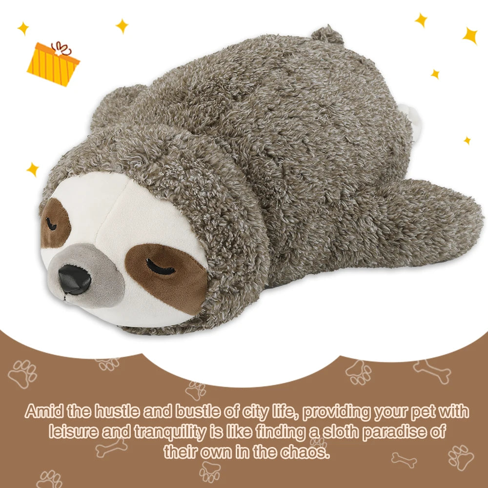 Forest Sloth Heartbeat Soothing Puppy Toy