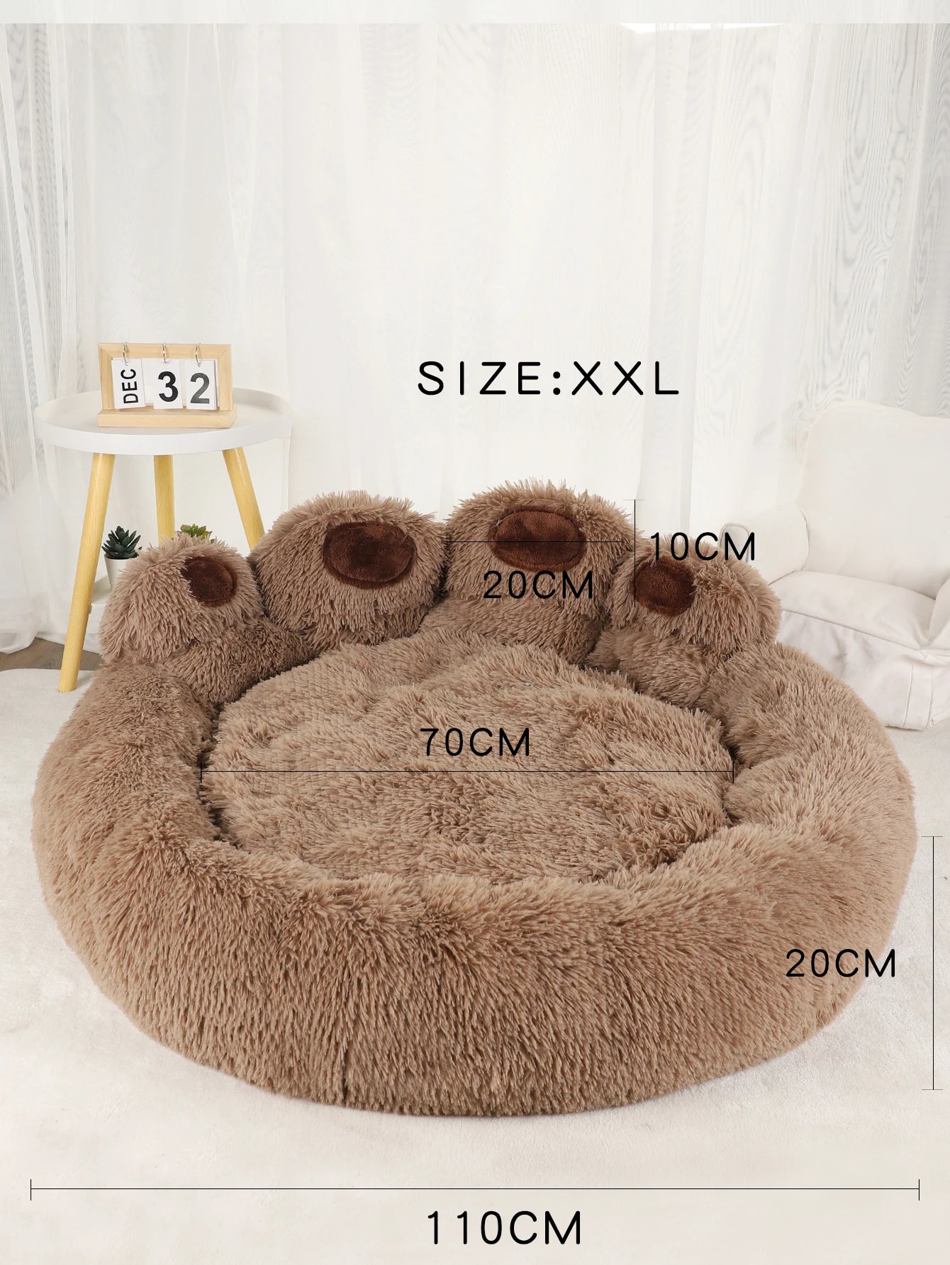 Fluffy Warm Dog & Cat Sofa Bed