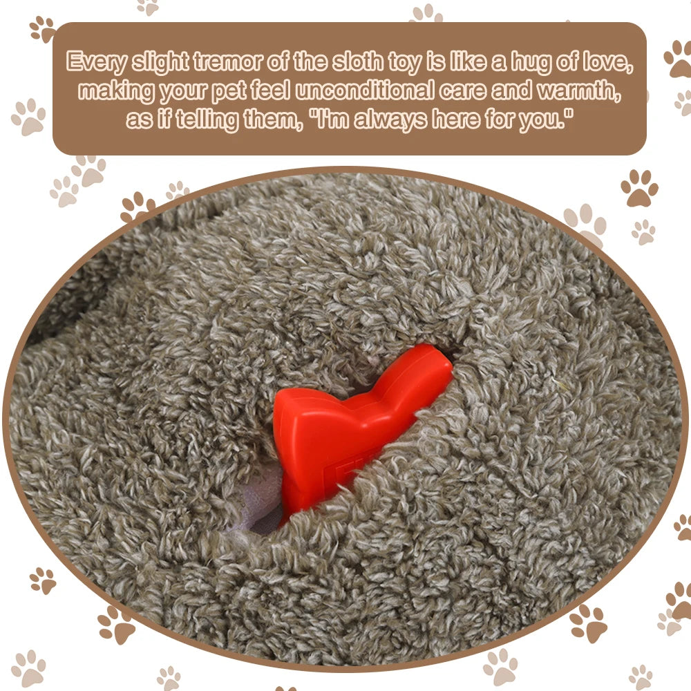 Forest Sloth Heartbeat Soothing Puppy Toy