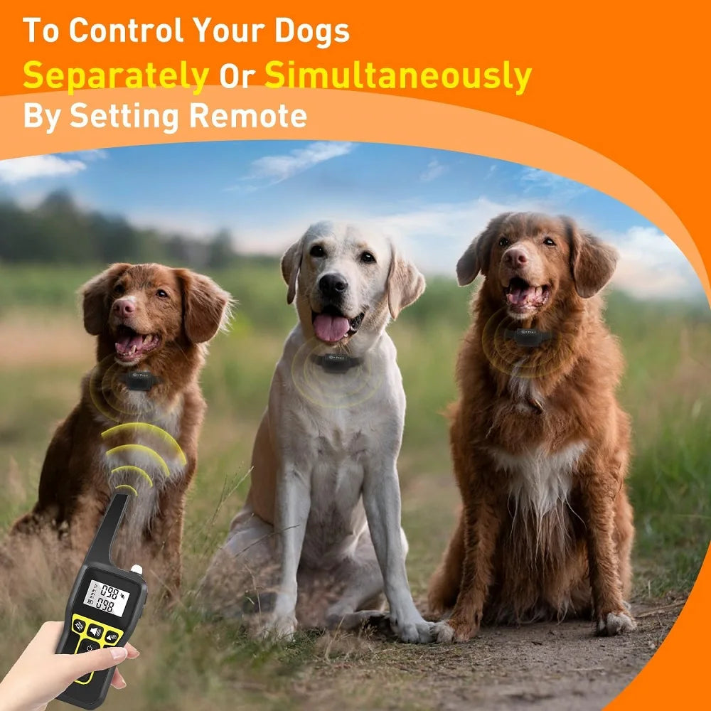 No-Shock Vibration Dog Training Collar 1000M