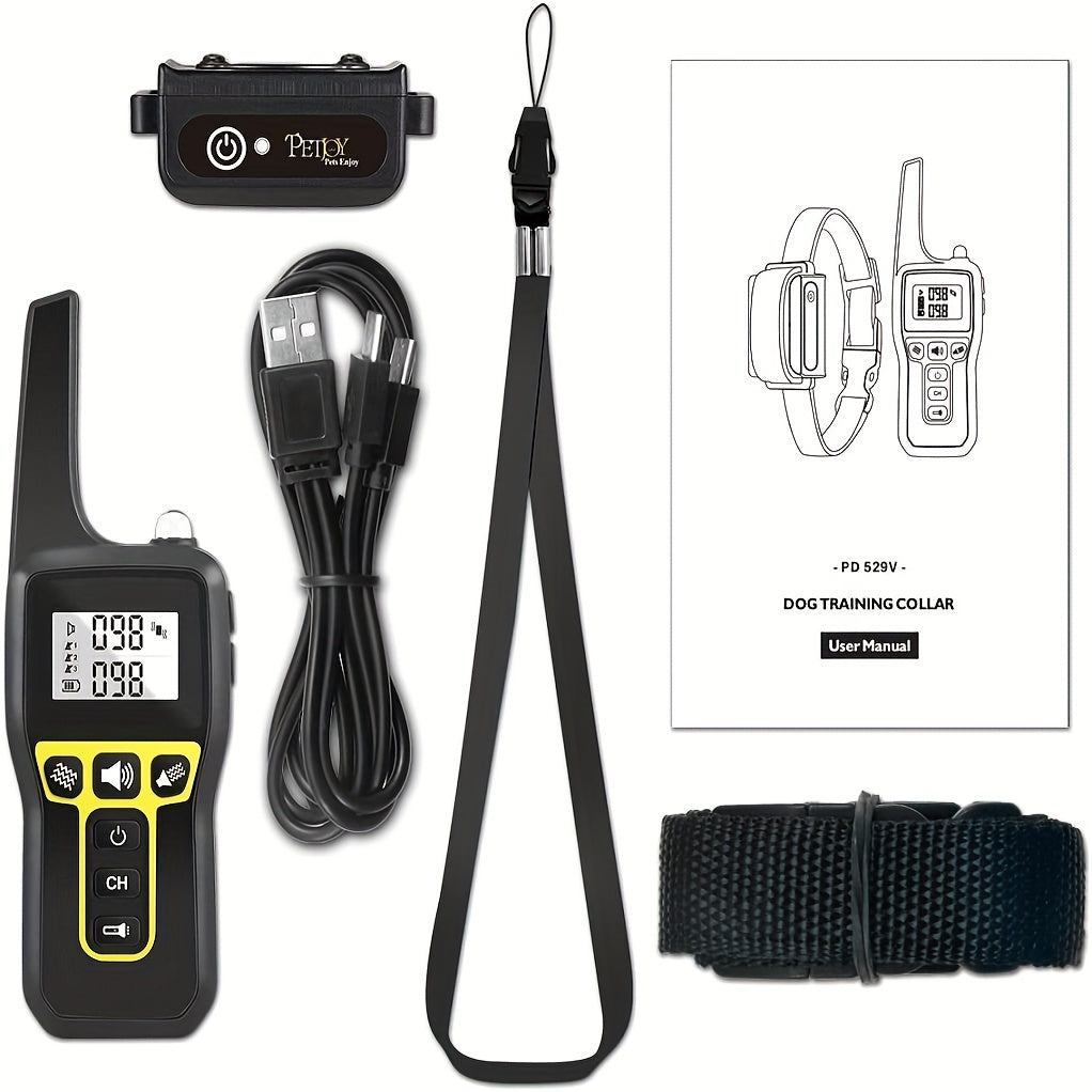 No-Shock Vibration Dog Training Collar 1000M